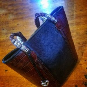 Brighton Burgundy Leather Purse
